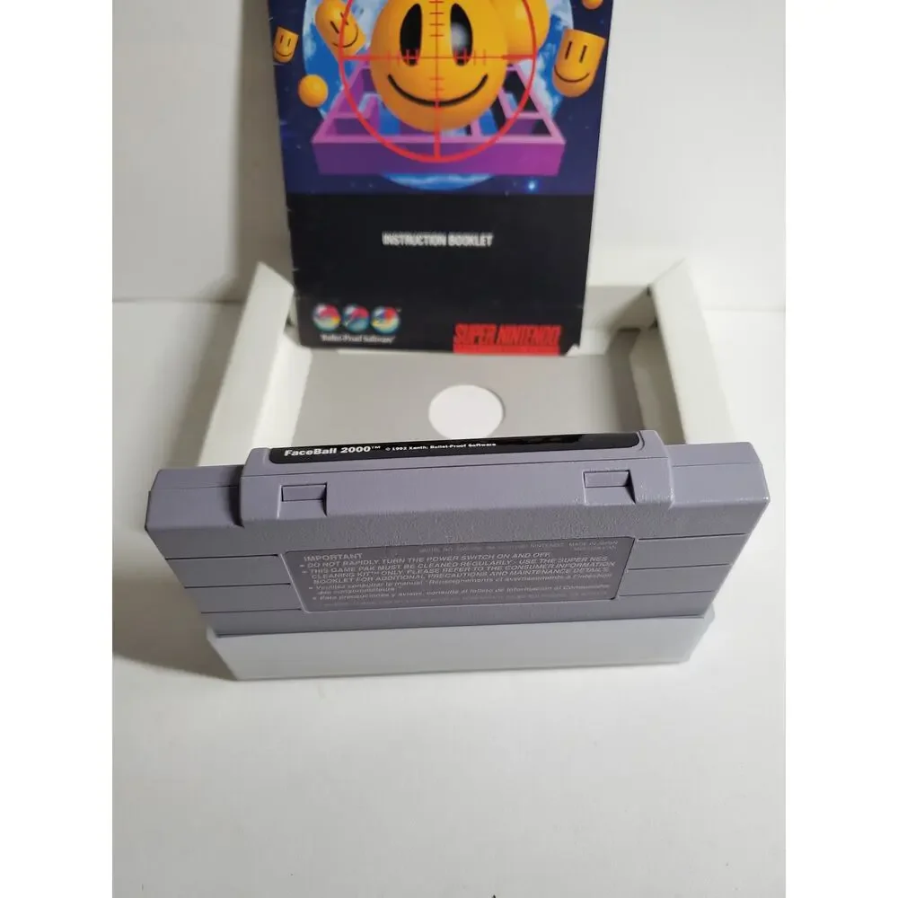 SNES - Faceball 2000 - Includes Box and Manual